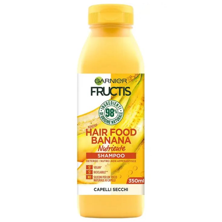 Fructis Hair Food Banana Shampoo Nutriente Garnier 350ml