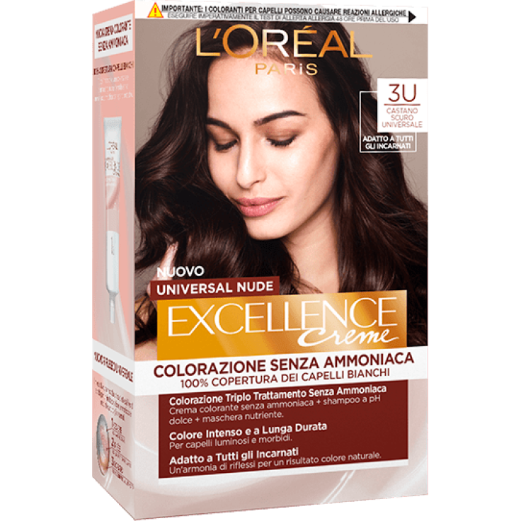 Excellence Universal Nude Colorazione Permanente 3U Castano Scuro L'OREAL