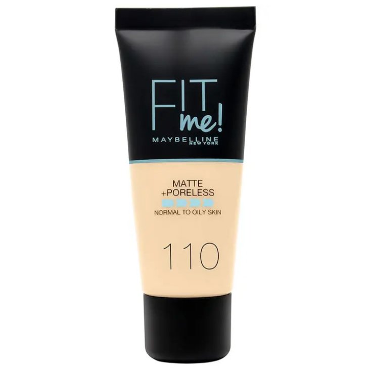 Maybelline New York Fit Me! Fondotinta Opacizzante 110 Porcelaine 30ml