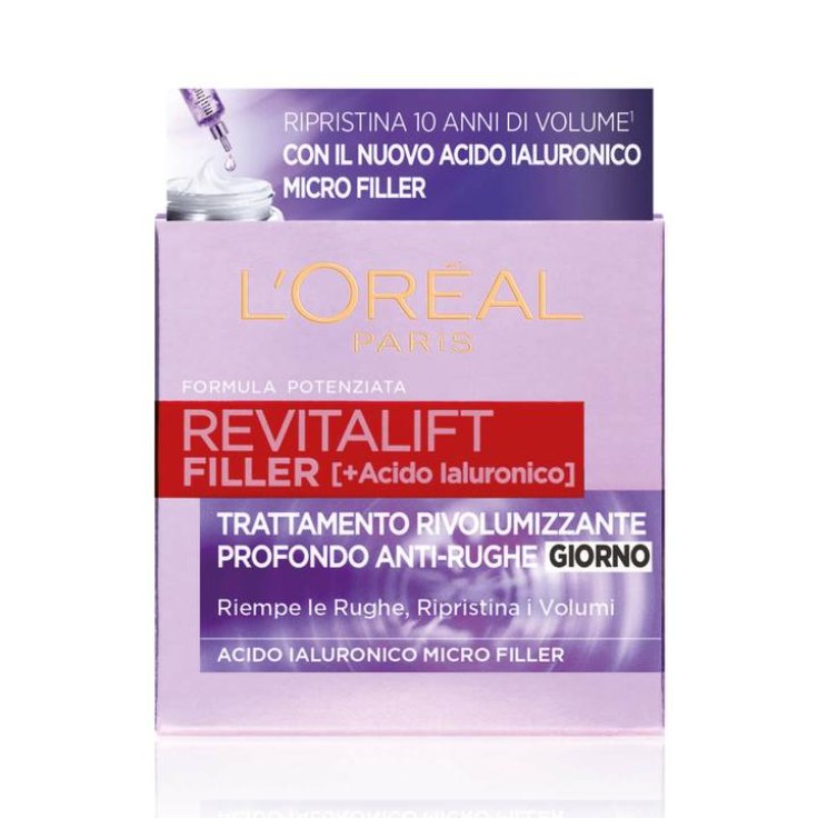 Revitalift Filler [+ Hyaluronic Acid] Crema Viso Giorno Antirughe Rivolumizzante L'OREAL 50ml