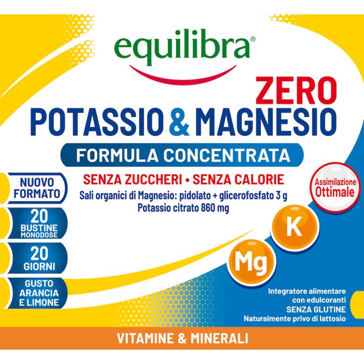Zero Potassio & Magnesio Equilibra® 20 Bustine