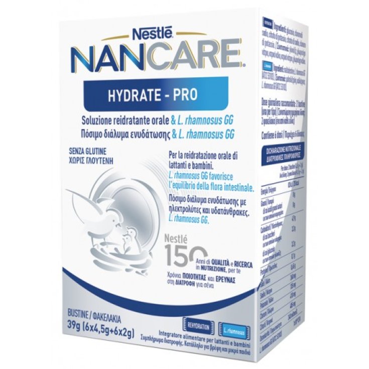 Hydrate Pro Nancare Nestlè Bustine 39g