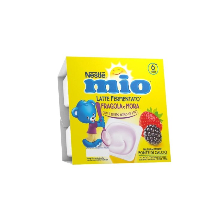 Mio Latte Fermentato Fragola E Mora Nestlé 4x100g