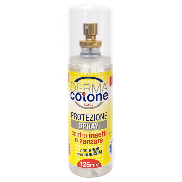 Protezione Spray Insetti e Zanzare Derma Cotone 125ml