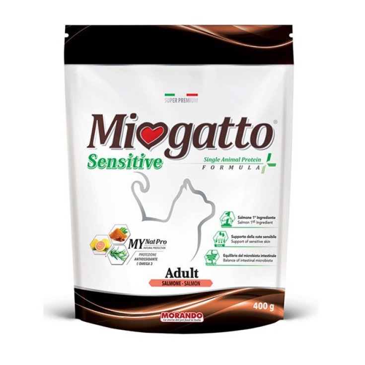 Adult Mini Sensitive Patè Salmone MioGatto 400g