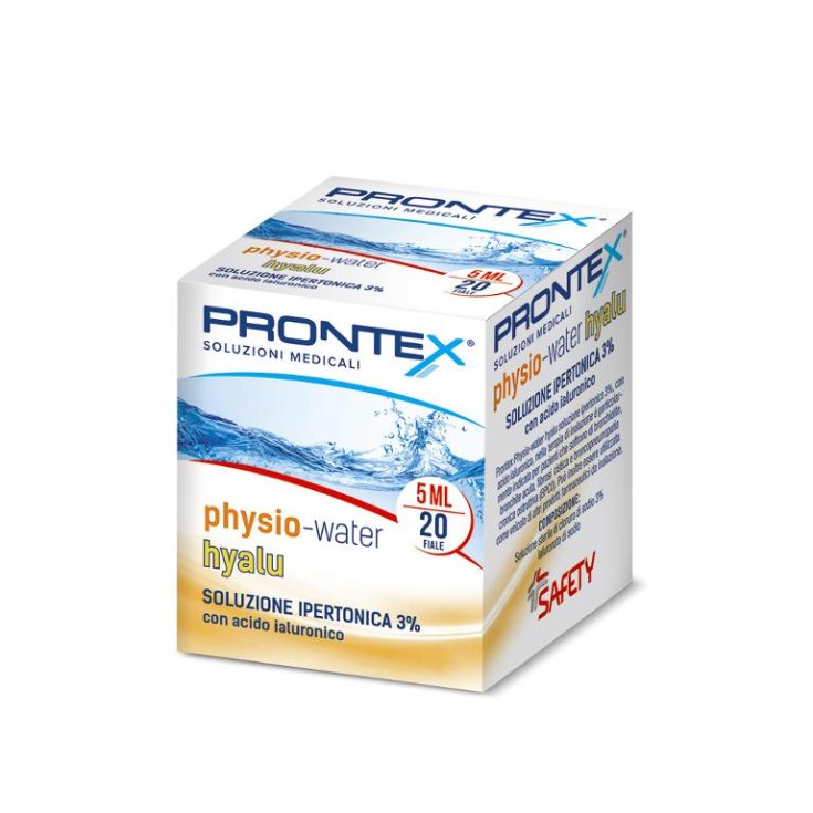 Physio-Water Hyalu Soluzione Ipertonica 3% Prontex 20 Fiale