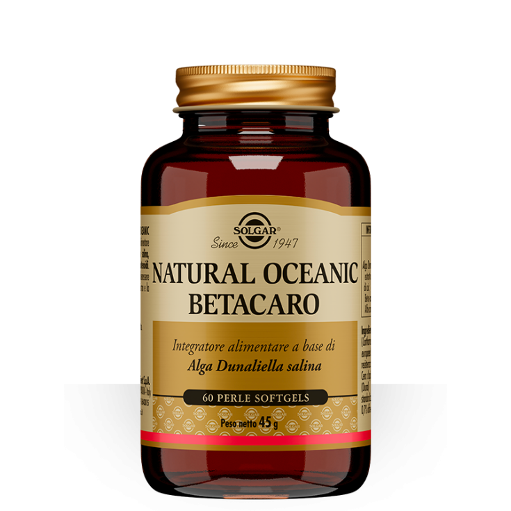 Natural Oceanic Betacaro Solgar 60 Perle Softgels