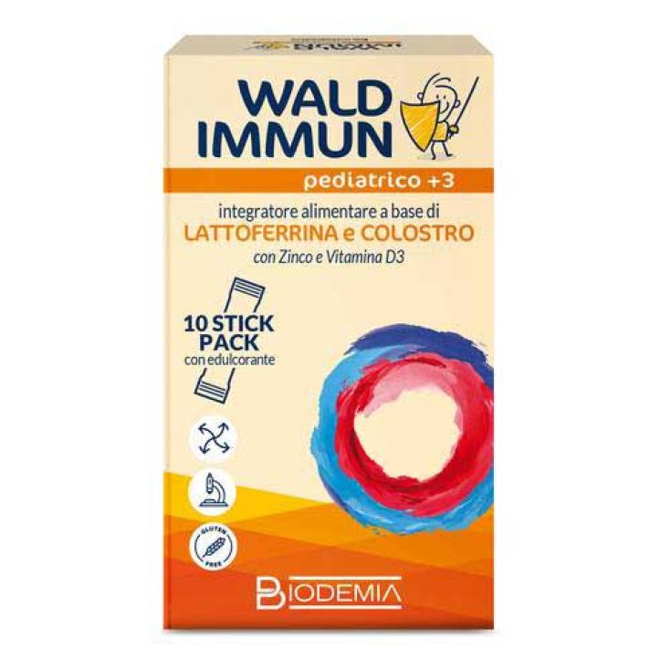 WALDIMMUN PEDIATRICO +3 BIODEMIA 10 STICK PACK