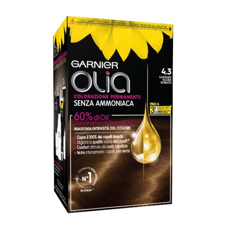 Olia Castano Scuro Dorato 4.3 Garnier 1 Kit