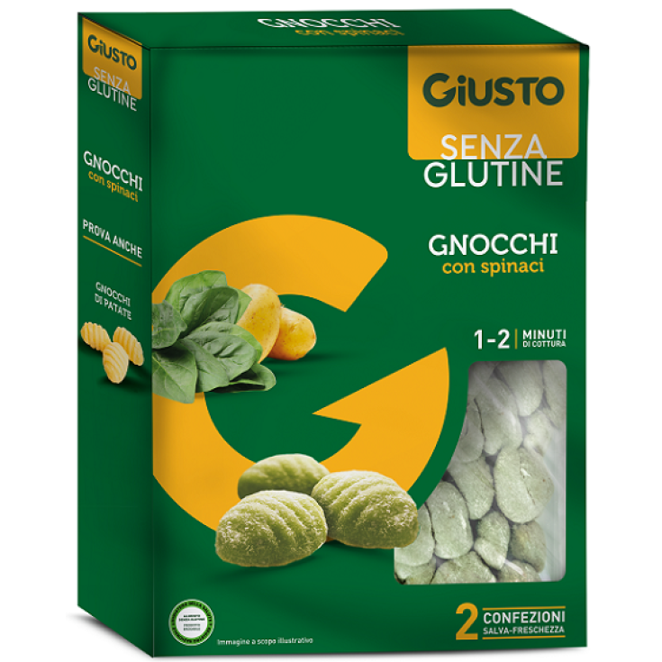 Giusto Senza Glutine Gnocchi Con Spinaci 500g