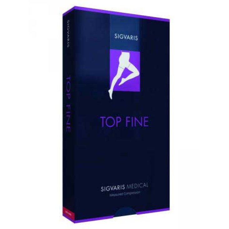 TOP FINE 701 AUTOREGGENTE BAP LUNGO PUNTA APERTA BLACK TAGLIA S SIGVARIS