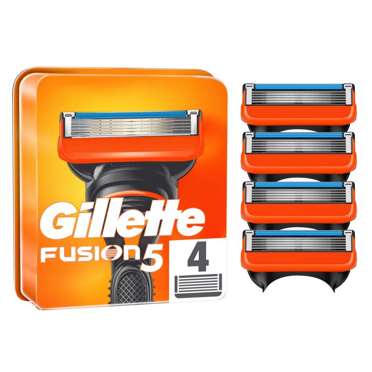 Gillette Fusion 5 Proglide Lamette da Barba, per Rasoio di Sicurezza,  Confezione da 12 Ricambi da 5 Lame, con 5 Lame di Precisione