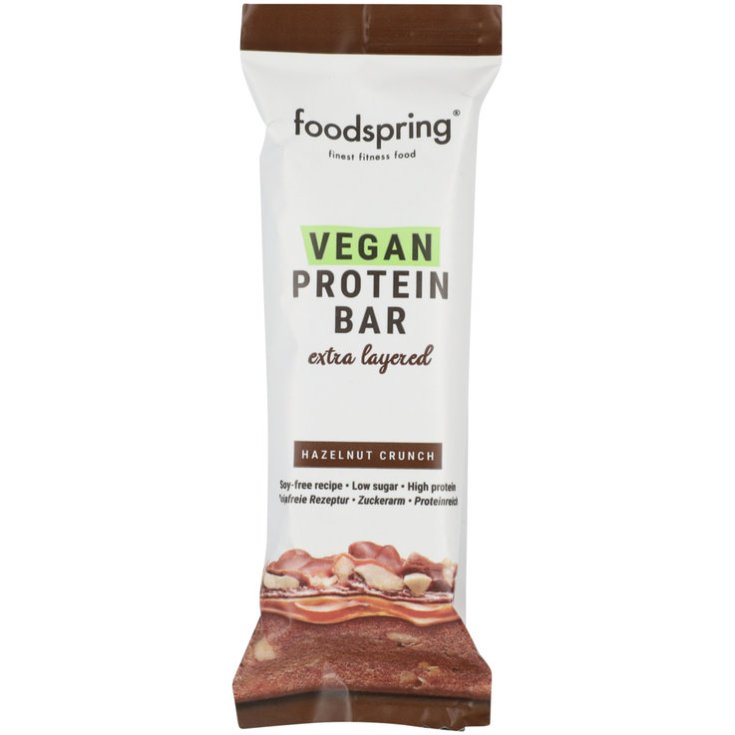 Vegan Protein Bar Nocciola Foodspring 60g
