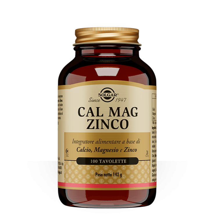 Cal Mag Zinco Solgar 100 Tavolette