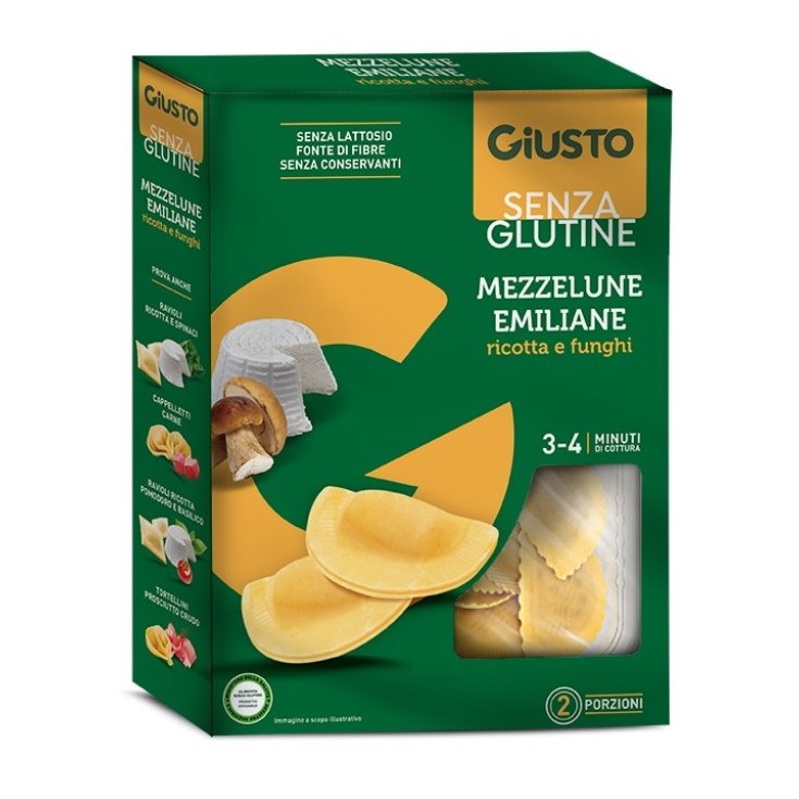 Mezzelune Emiliane Ricotta E Funghi Giusto 250g