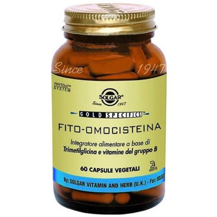Fito-Omocisteina Solgar 60 Capsule Vegetali