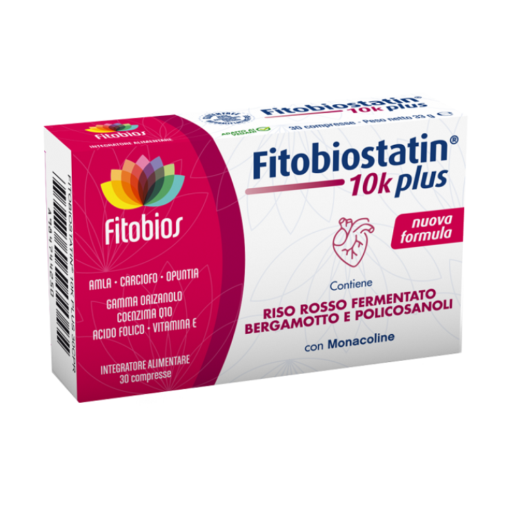 Fitobiostatin 10K Plus Fitobios 30 Compresse