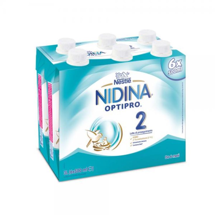 Nidina Optipro 2 Liquido Nestlè 6x500ml