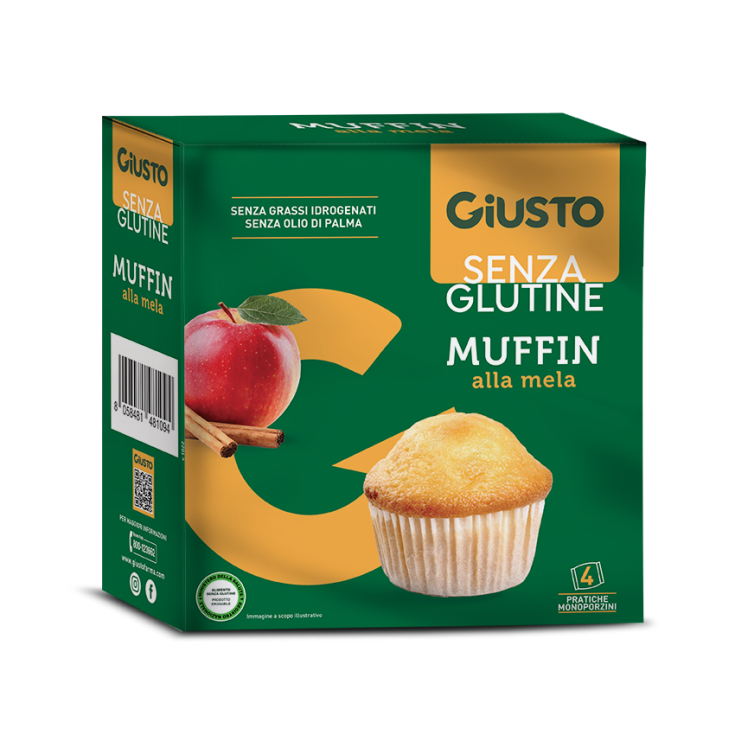 Muffin Alla Mela Giusto Senza Glutine 4x50g