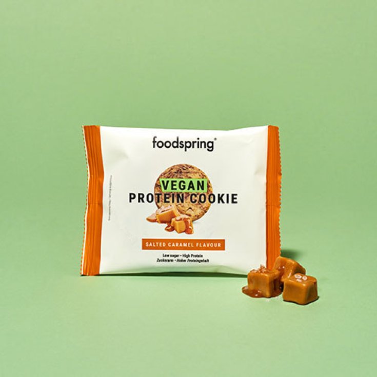 Vegan Protein Cookie Caramello Salato Foodspring 50g