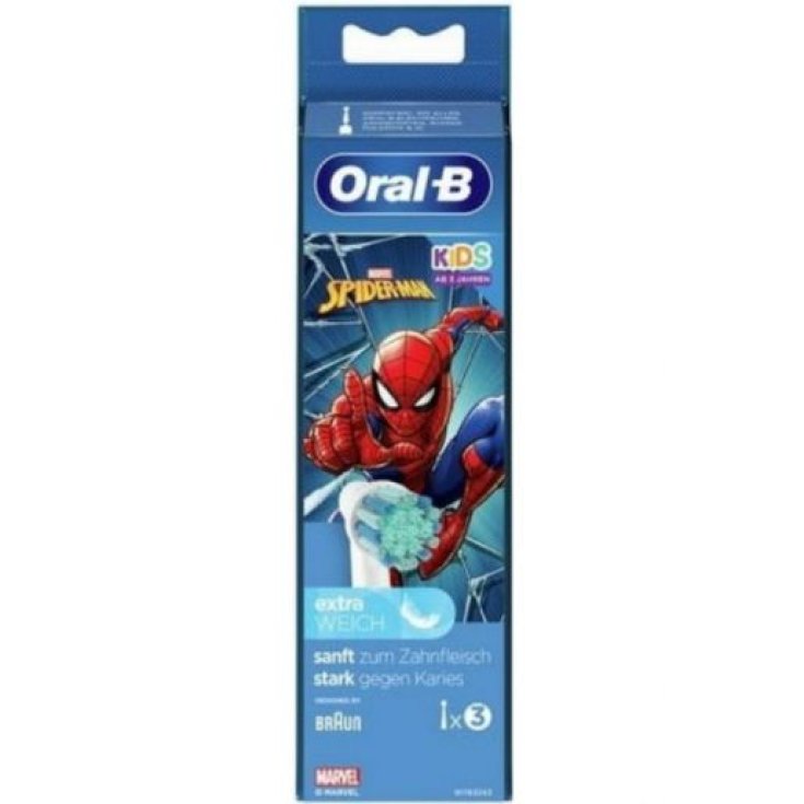 Refill Spiderman Oral-B 3 Pezzi 