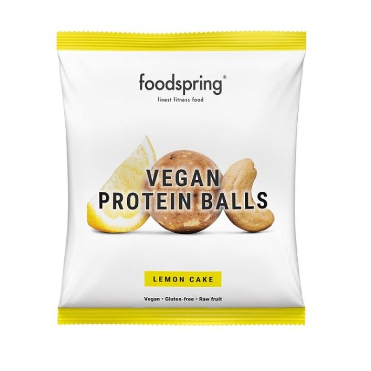 Vegan Protein Balls Lemon Cake Foodspring 40g