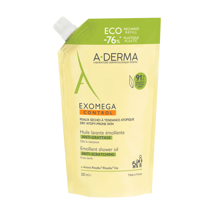 Exomega Control Olio Lavante Emolliente A-Derma Ecoricarica 500ml