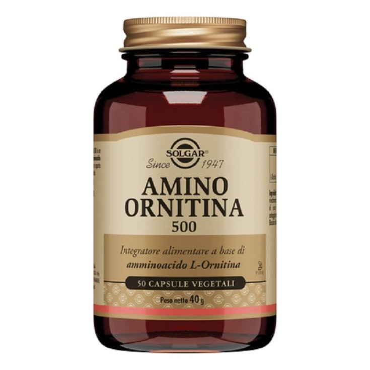 Amino Ornitina 500 Solgar 50 Capsule Vegetali