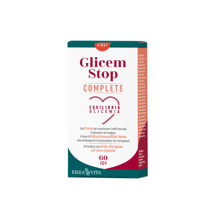 Glicem Stop Complete Erba Vita 60 Capsule