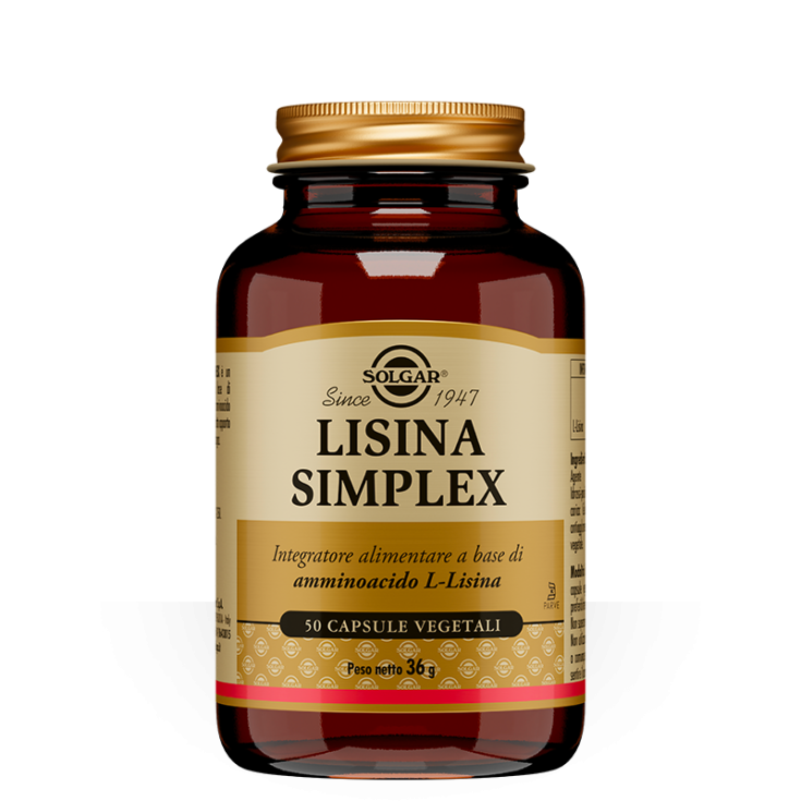 LISINA SIMPLEX SOLGAR® 50 Capsule Vegetali