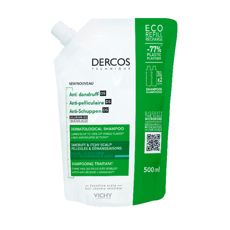 Shampoo Antiforfora DS Dercos Vichy Ecoricarica 500ml