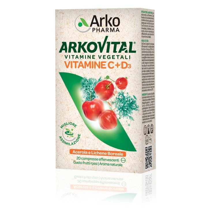 Arkovital Vitamina C & D3 Arkopharma 20 Compresse