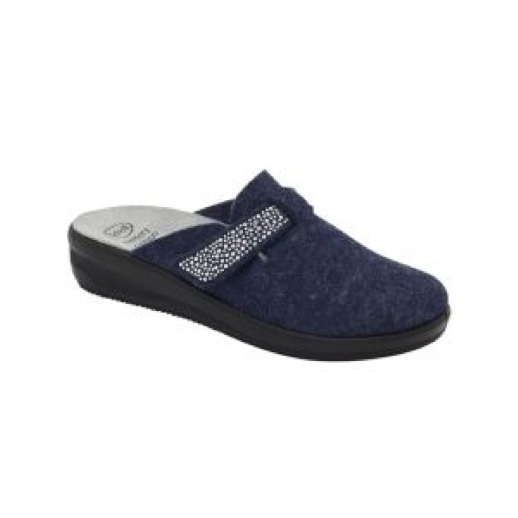 Calzatura Donna Esther Strap Lana E Strass Navy 38 Sholl's 1 Paio