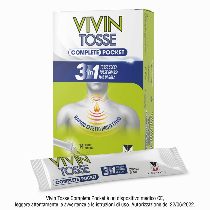 Vivin Tosse Complete Pocket A. Menarini 14 Stick