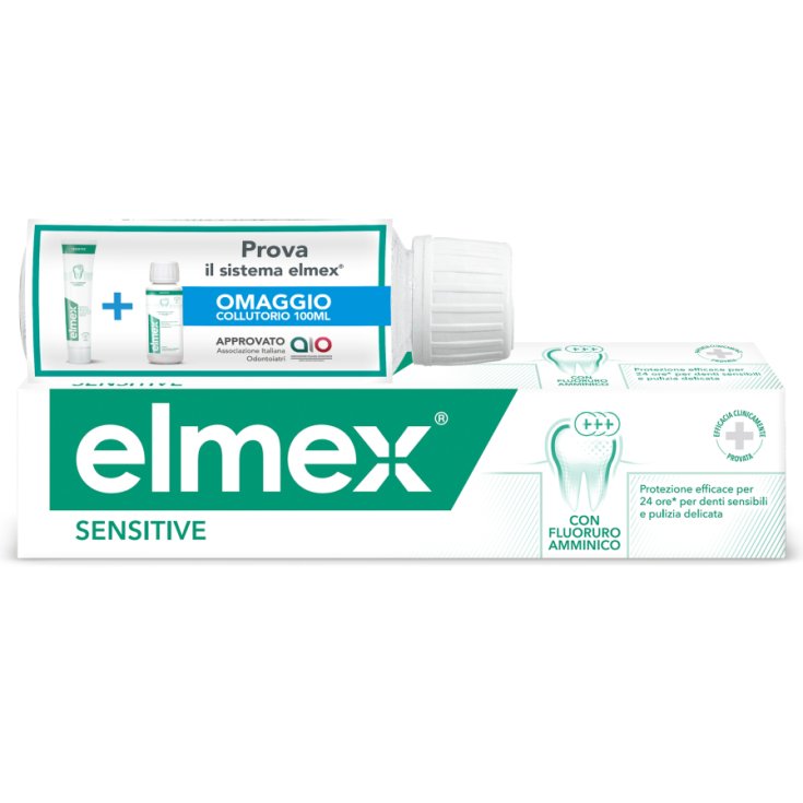 Elmex® Sensitive Dentifricio e Collutorio 75ml+100ml