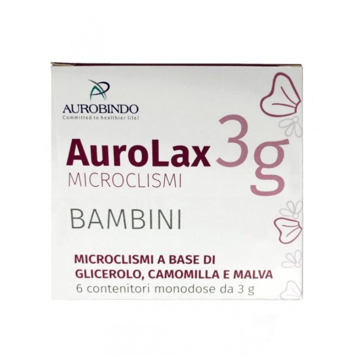 Aurolax Microclismi Bambini Aurobindo 6 Pezzi