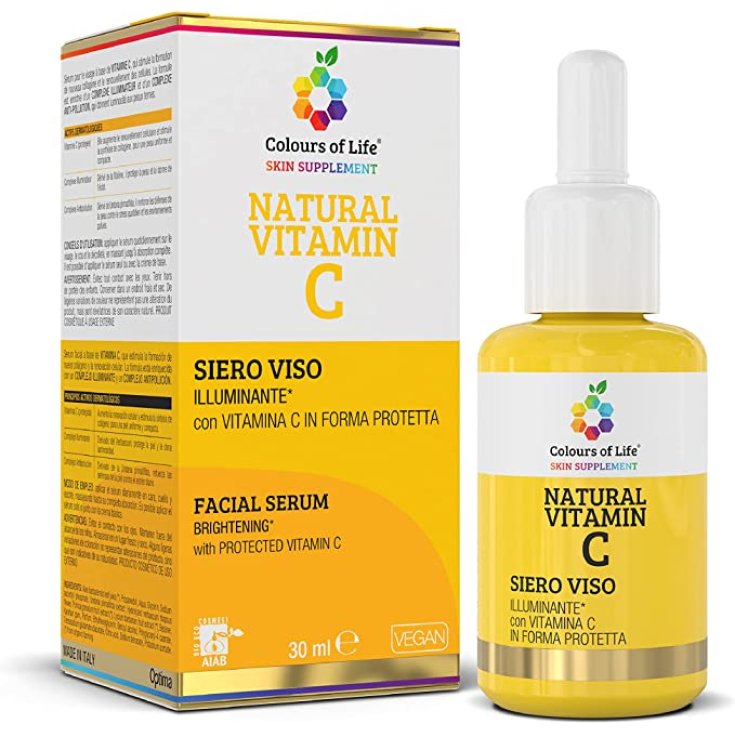 Natural Vitamin C Siero Viso Illuminante Colours of Life 30ml