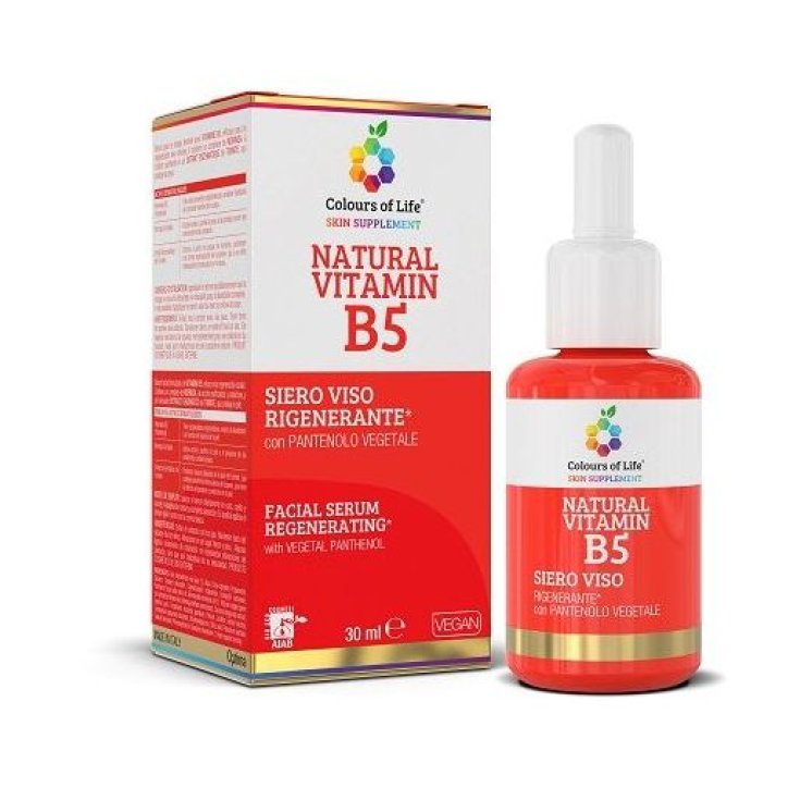 Natural Vitamin B5 Siero Viso Rigenerante Colours of Life 30ml