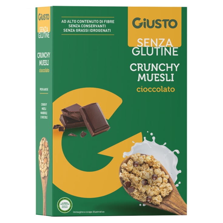 CRUNCHY MUESLI avena/cioccolato GIUSTO SENZA GLUTINE 375g