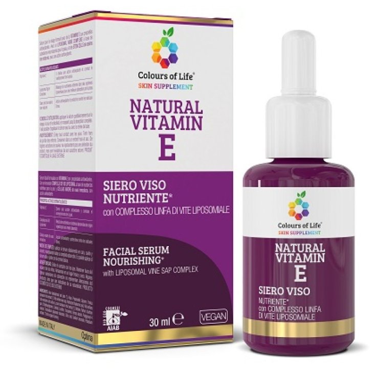 Natural Vitamin E Siero Viso Nutriente Colours of Life 30ml