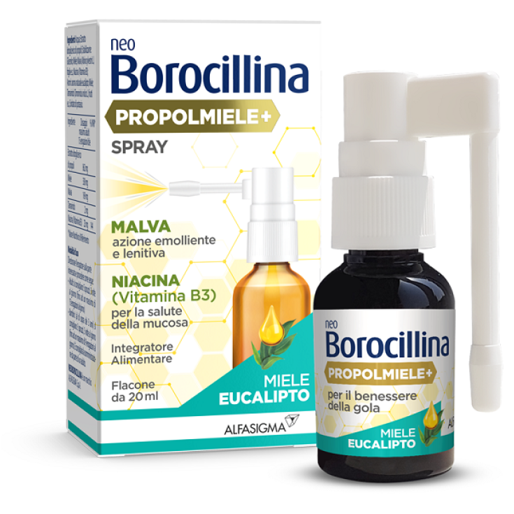 Neo Borocillina Propolmiele+ Spray Alfasigma 20ml