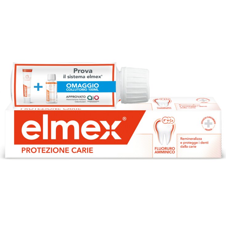 Elmex® Protezione Carie 75ml+ Collutorio 100ml Promo 