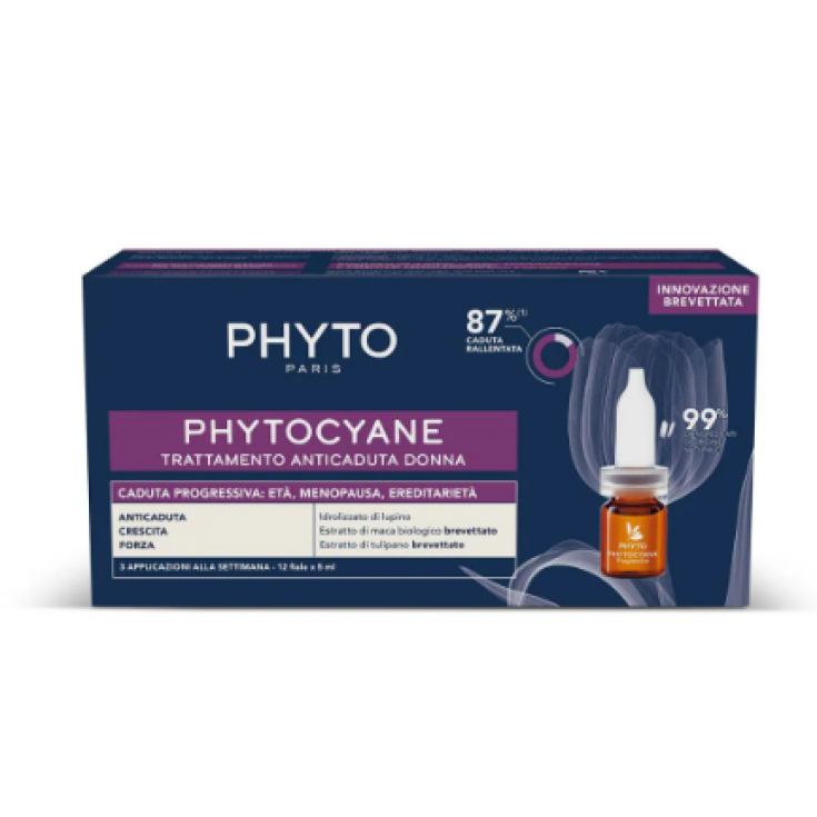 Phytocyane Anticaduta Progressiva Donna Phyto 12 Fiale 