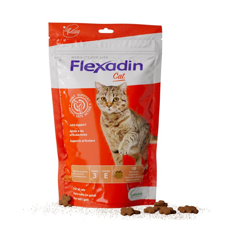 Flexadin Cat Vetoquinol 120 Tavolette
