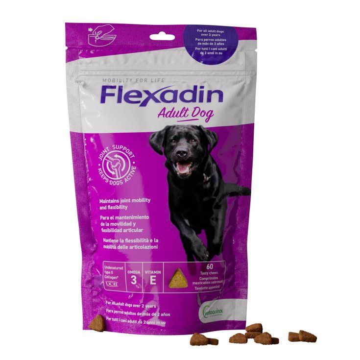 Flexadin Adult Dog Vetoquinol 60 Tavolette