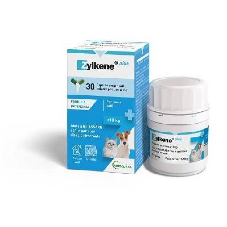 Vetoquinol Linea Animali Domestici Zylkene Cani e Gatti 75 mg 20 Capsule