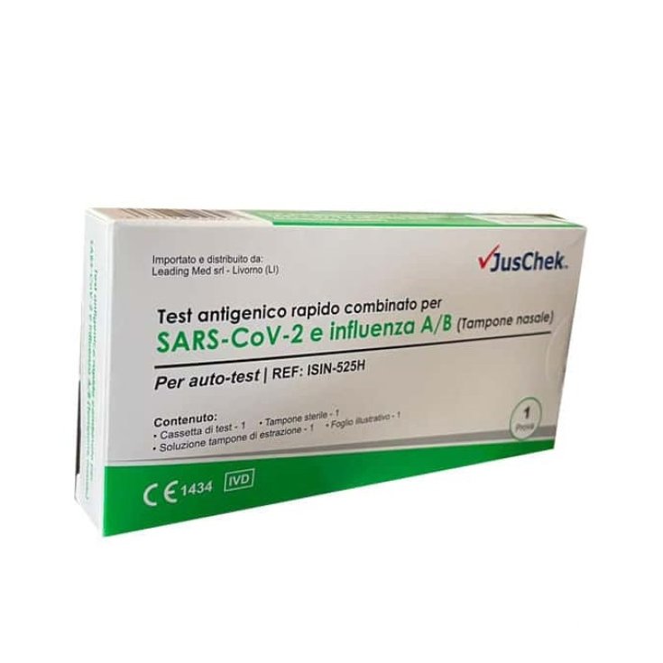 SARS-COV-2 & Influenza A/B Combo Rapid Test JusChek 