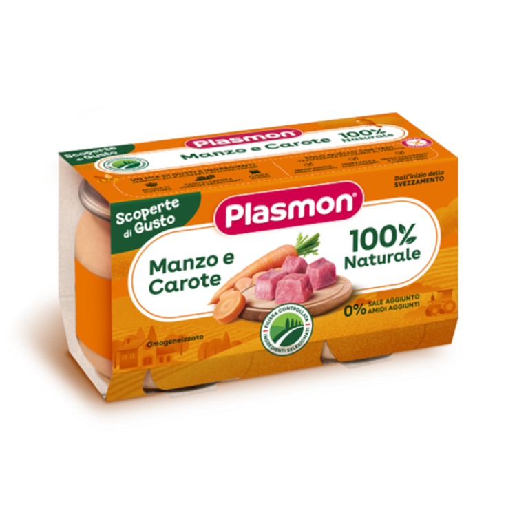 Omogeneizzato Manzo E Carote Plasmon - Farmacia Loreto