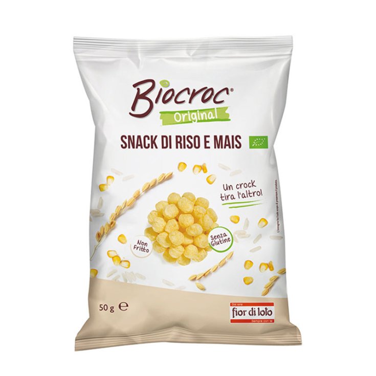 Biocroc Original Snack Di Riso E Mais Fior Di Loto 50g