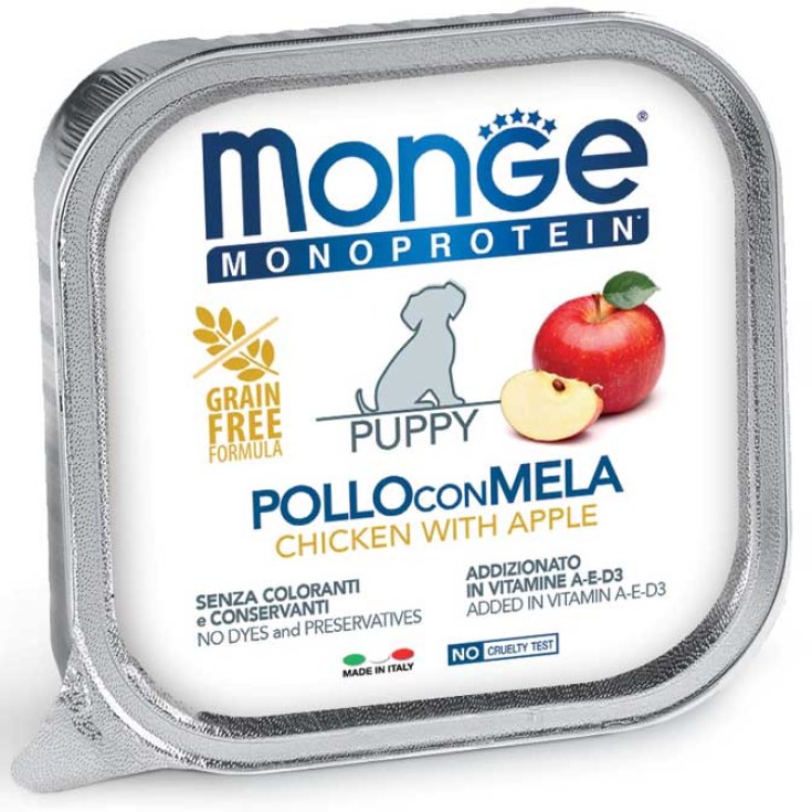 Puppy Pollo Con mela Monge Monoprotein 150g